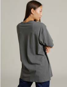 Alef Alef | אלף אלף - בגדי מעצבים | חולצת WAVE אפור