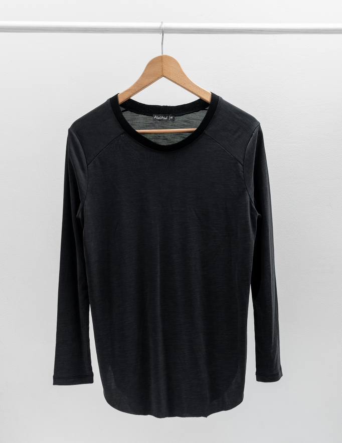 Alef Alef | אלף אלף - בגדי מעצבים | חולצת CAMILIA פחם