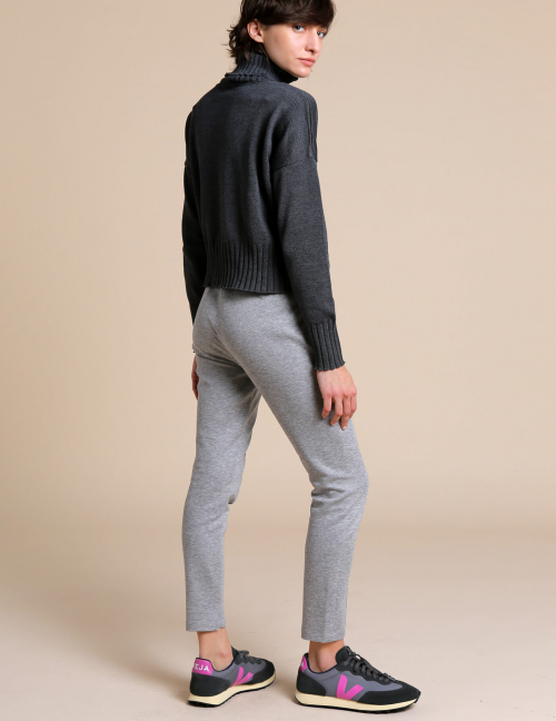 Alef Alef | אלף אלף - בגדי מעצבים | מכנסי CLOUDY אפור Alef Alef | אלף אלף - בגדי מעצבים | מכנסי CLOUDY אפור