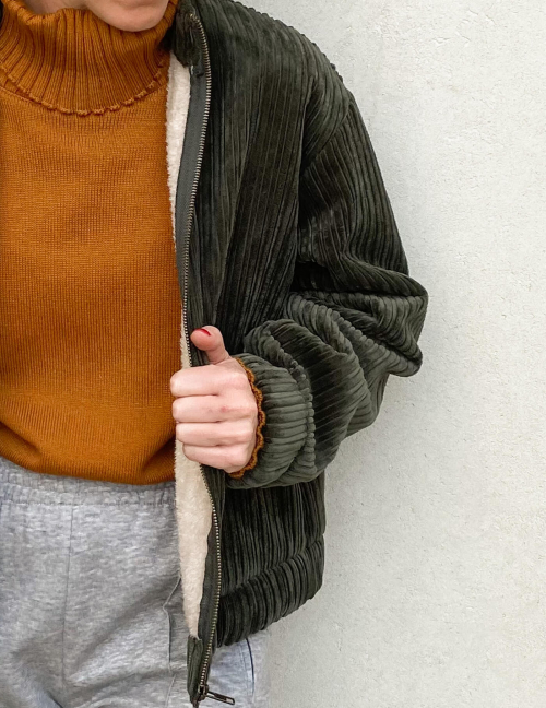 Alef Alef | אלף אלף - בגדי מעצבים | מעיל INVERNO זית Alef Alef | אלף אלף - בגדי מעצבים | מעיל INVERNO זית