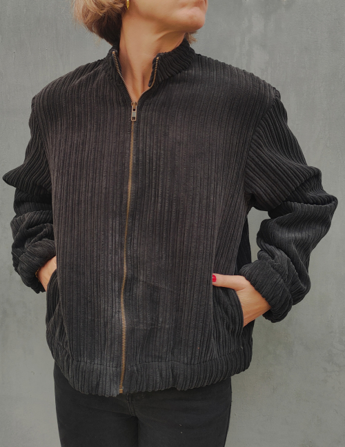 Alef Alef | אלף אלף - בגדי מעצבים | מעיל INVERNO פחם Alef Alef | אלף אלף - בגדי מעצבים | מעיל INVERNO פחם