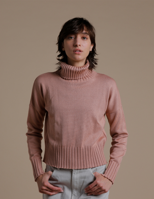 Alef Alef | אלף אלף - בגדי מעצבים | סוודר גולף ROULE פודרה Alef Alef | אלף אלף - בגדי מעצבים | סוודר גולף ROULE פודרה