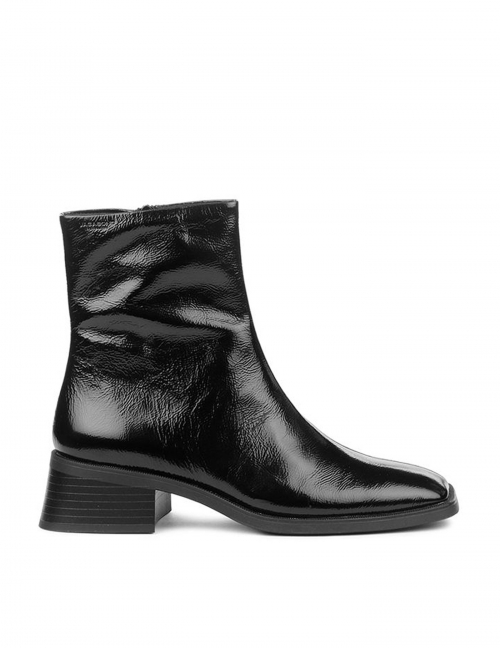 Alef Alef | אלף אלף - בגדי מעצבים | מגף BLANCA שחור מבריק Alef Alef | אלף אלף - בגדי מעצבים | מגף BLANCA שחור מבריק