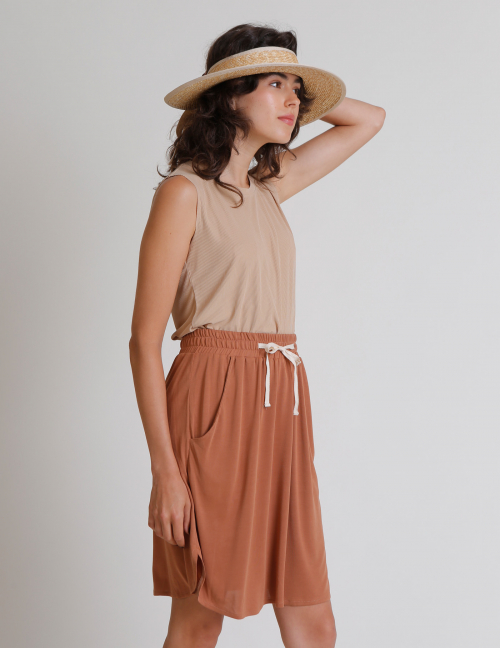 Alef Alef | אלף אלף - בגדי מעצבים | גופיית LALA אבן Alef Alef | אלף אלף - בגדי מעצבים | גופיית LALA אבן