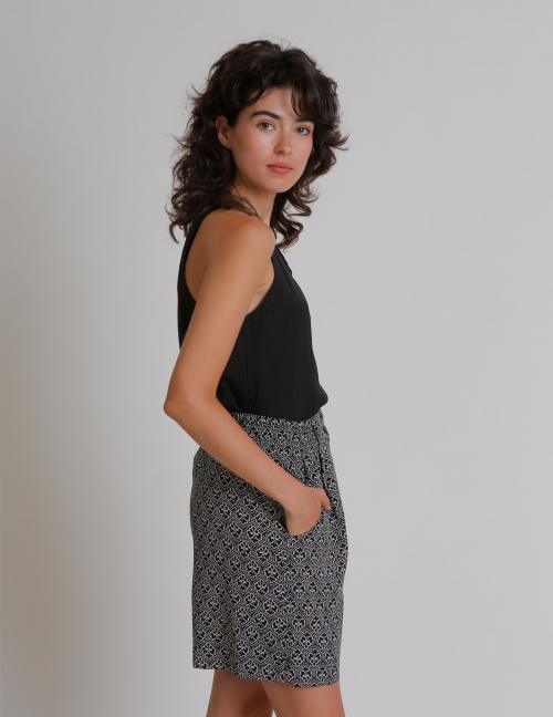 Alef Alef | אלף אלף - בגדי מעצבים | גופיית MONA שחור Alef Alef | אלף אלף - בגדי מעצבים | גופיית MONA שחור