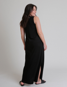 Alef Alef | אלף אלף - בגדי מעצבים | שמלת מקסי ASTER שחור