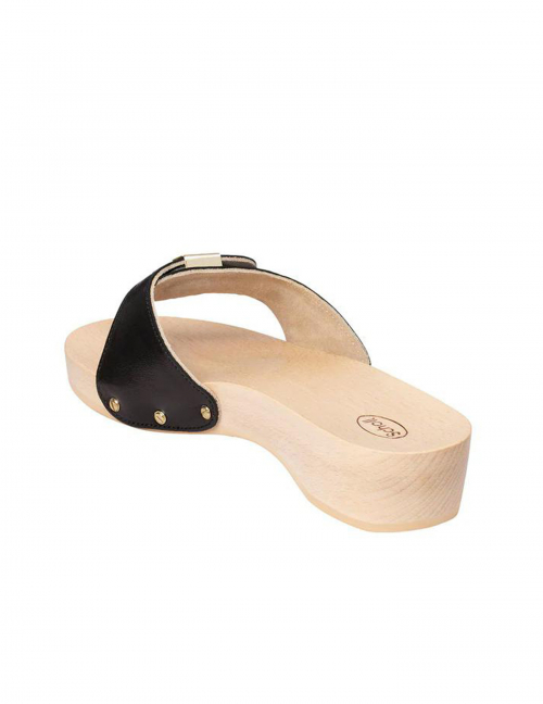 Alef Alef | אלף אלף - בגדי מעצבים | כפכפי עץ PESCURA שחור Alef Alef | אלף אלף - בגדי מעצבים | כפכפי עץ PESCURA שחור