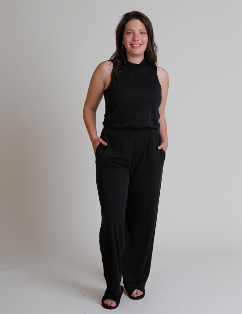 Alef Alef | אלף אלף - בגדי מעצבים | אוברול BIRDY שחור Alef Alef | אלף אלף - בגדי מעצבים | אוברול BIRDY שחור