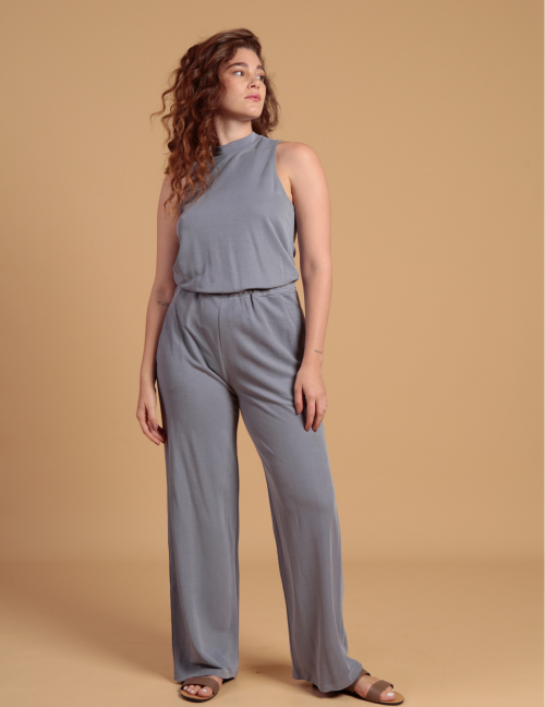 Alef Alef | אלף אלף - בגדי מעצבים | אוברול BIRDY תכלת Alef Alef | אלף אלף - בגדי מעצבים | אוברול BIRDY תכלת