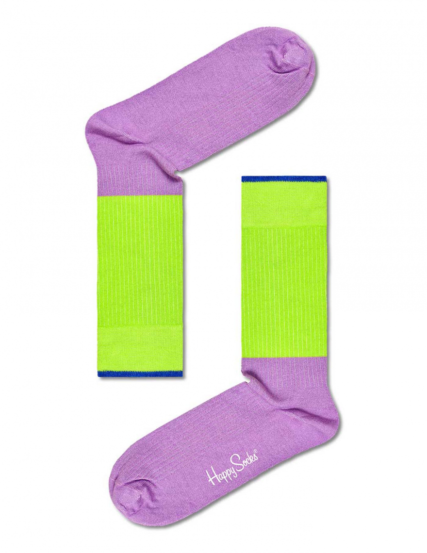 Alef Alef | אלף אלף - בגדי מעצבים | זוג Happy socks סגול ירוק
