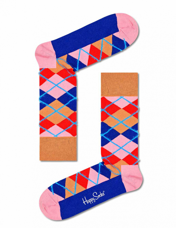 Alef Alef | אלף אלף - בגדי מעצבים | זוג Happy socks פרינט מעויינים