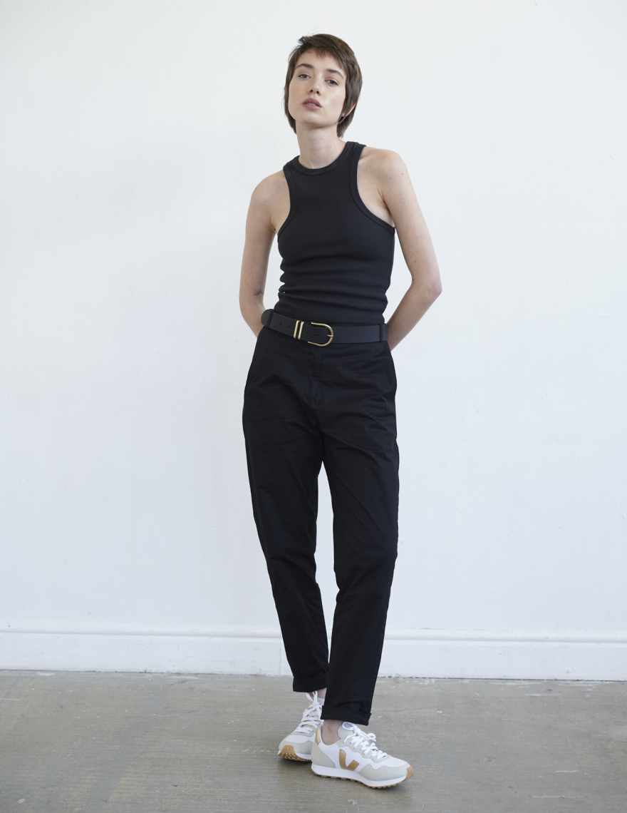 Alef Alef | אלף אלף - בגדי מעצבים | מכנסי GRACE שחור Alef Alef | אלף אלף - בגדי מעצבים | מכנסי GRACE שחור