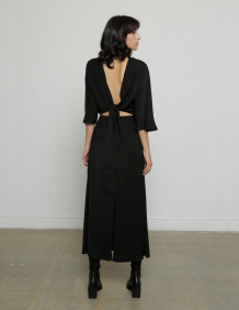 Alef Alef | אלף אלף - בגדי מעצבים | שמלת KIM שחורה