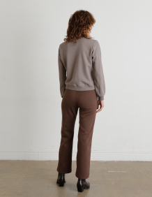 Alef Alef | אלף אלף - בגדי מעצבים | מכנסי NIKO חום שוקולד