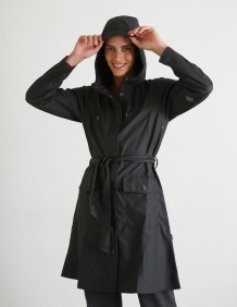 Alef Alef | אלף אלף - בגדי מעצבים | RAIN'S CURVE JACKET שחור