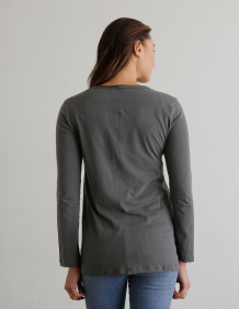 Alef Alef | אלף אלף - בגדי מעצבים | חולצת CYNDI אפור