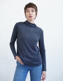 Alef Alef | אלף אלף - בגדי מעצבים | חולצת DONNA פחם
