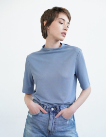 Alef Alef | אלף אלף - בגדי מעצבים | חולצת INFINITE כחול ים