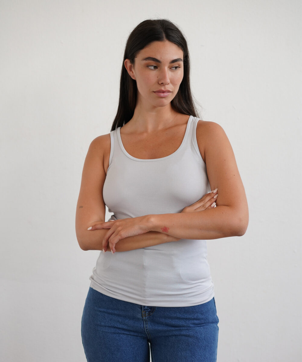 Alternative view of גופייה PERFECT אפור כחול