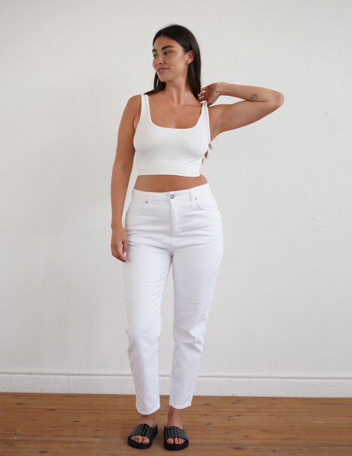 Alef Alef | אלף אלף - בגדי מעצבים | THE B' DENIM WHITE