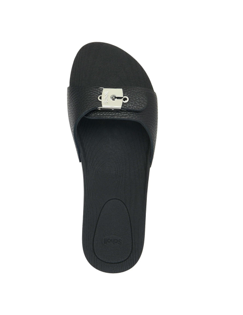 Alef Alef | אלף אלף - בגדי מעצבים | כפכפי PESCURA POP שטוח שחור Alef Alef | אלף אלף - בגדי מעצבים | כפכפי PESCURA POP שטוח שחור