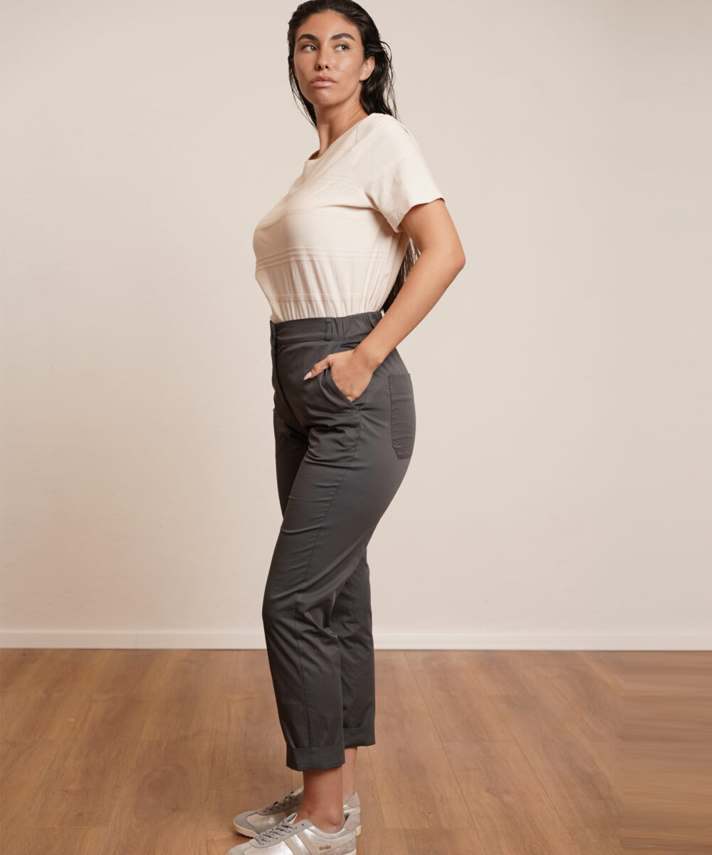 Alternative view of מכנסי STEFANO אפור