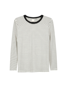 Alef Alef | אלף אלף - בגדי מעצבים | NO.16 STRIPED LONG T-SHIRT BLACK STRIPES