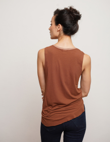 Alef Alef | אלף אלף - בגדי מעצבים | NO.6 TANK TOP BROWN