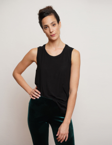 Alef Alef | אלף אלף - בגדי מעצבים | NO.6 TANK TOP BLACK