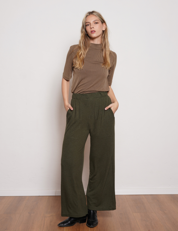 Alef Alef | אלף אלף - בגדי מעצבים | NO 117  EASY PANTS GREN