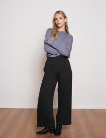 Alef Alef | אלף אלף - בגדי מעצבים | NO 117  EASY PANTS  DARK GREY