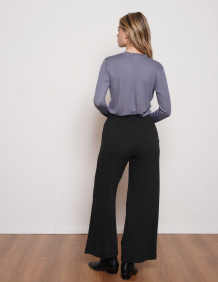 Alef Alef | אלף אלף - בגדי מעצבים | NO 117  EASY PANTS  DARK GREY