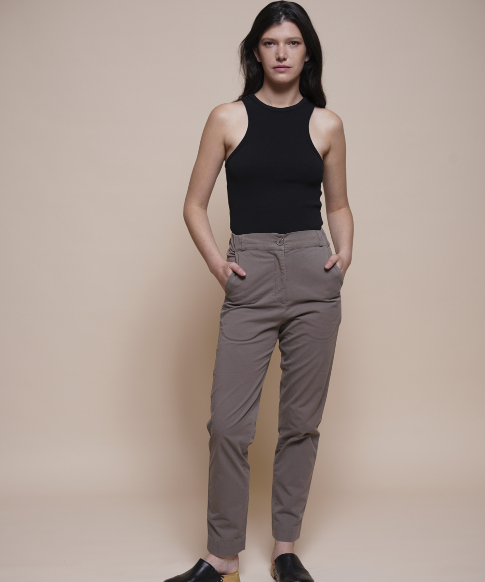 מכנסי  STEFANO B אפור ווש