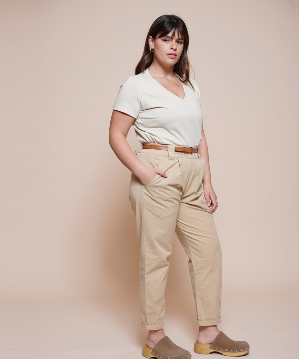 מכנסי GRACE ווש ענבר