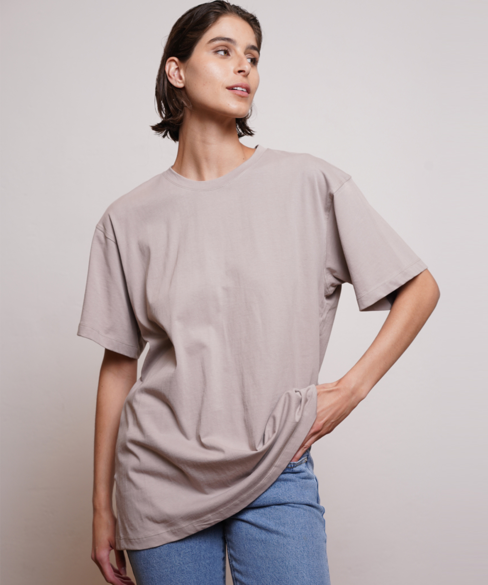 NO.19 טי שירט קצר גברים מוקה