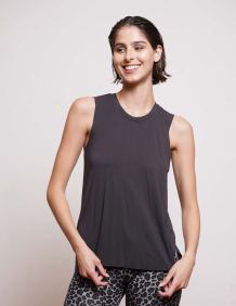 Alef Alef | אלף אלף - בגדי מעצבים | NO.6A TANK TOP DARK GREY