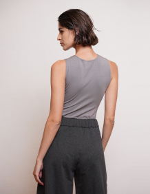 Alef Alef | אלף אלף - בגדי מעצבים | NO 23 BERMUDA SHORT DARK GREY