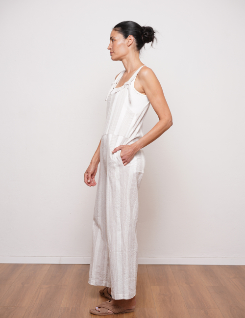 Alef Alef | אלף אלף - בגדי מעצבים | אוברול JASMIN אבן פס Alef Alef | אלף אלף - בגדי מעצבים | אוברול JASMIN אבן פס