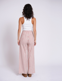 Alef Alef | אלף אלף - בגדי מעצבים | מכנסיי SIMON B אדום פס Alef Alef | אלף אלף - בגדי מעצבים | מכנסיי SIMON B אדום פס