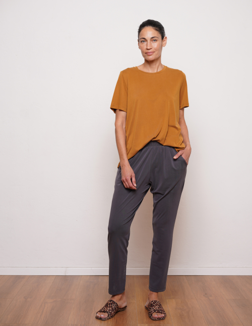 Alef Alef | אלף אלף - בגדי מעצבים | מכנסי באגי NO.28 אפור