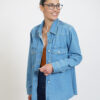 ג'קט ג'ינס S JACKET כחול בהיר