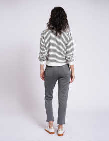 Alef Alef | אלף אלף - בגדי מעצבים | מכנסי JACKIE אפור Alef Alef | אלף אלף - בגדי מעצבים | מכנסי JACKIE אפור