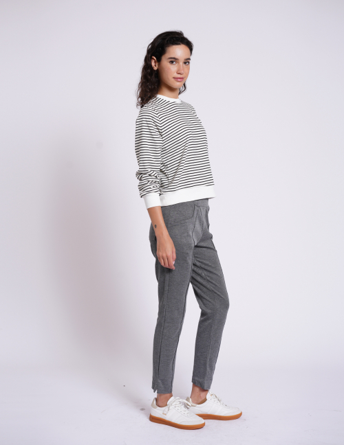 Alef Alef | אלף אלף - בגדי מעצבים | מכנסי JACKIE אפור