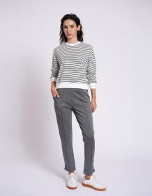 Alef Alef | אלף אלף - בגדי מעצבים | מכנסי JACKIE אפור Alef Alef | אלף אלף - בגדי מעצבים | מכנסי JACKIE אפור