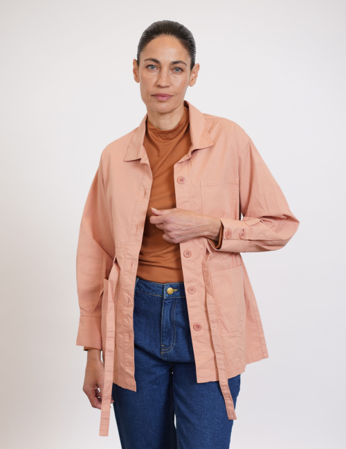 Alef Alef | אלף אלף - בגדי מעצבים | ג'קט MARIE C סלמון