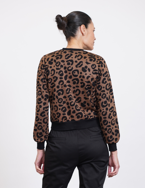 Alef Alef | אלף אלף - בגדי מעצבים | סווטשירט  VIVIENNE נמר