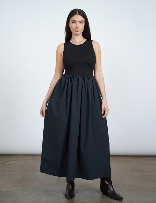 Alef Alef | אלף אלף - בגדי מעצבים | NINET שמלת מקסי שחורה