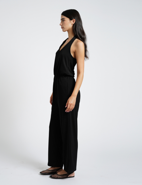 Alef Alef | אלף אלף - בגדי מעצבים | MARINA אוברול ריב שחור