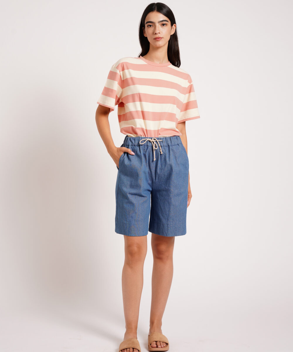 ALMA ברמודה ג'ינס כחול