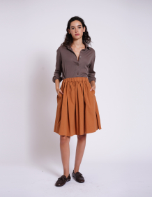 Alef Alef | אלף אלף - בגדי מעצבים | MIRI חצאית קצרה חמרה